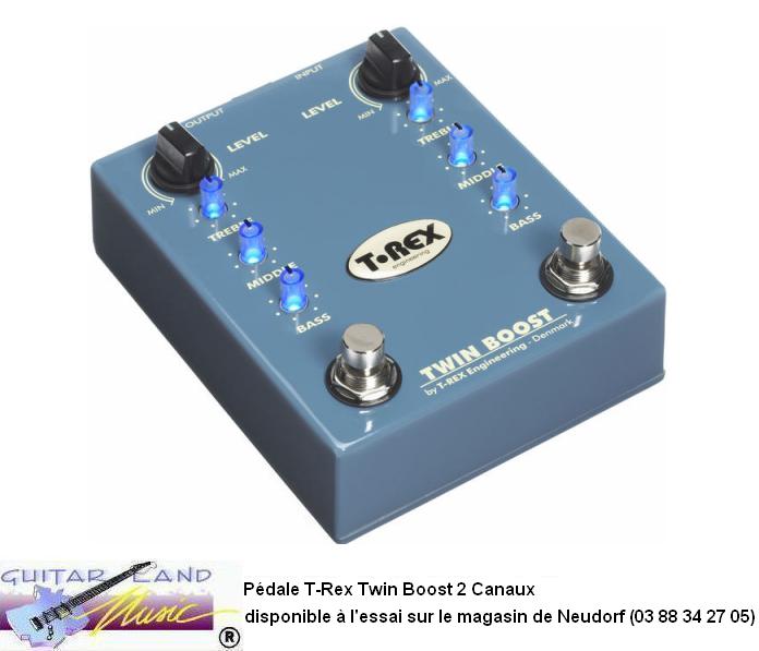 Pedale T-REX Twin Boost 2 Canaux
